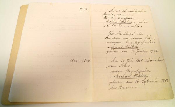 Bennomühle | Auszug aus der Chronik